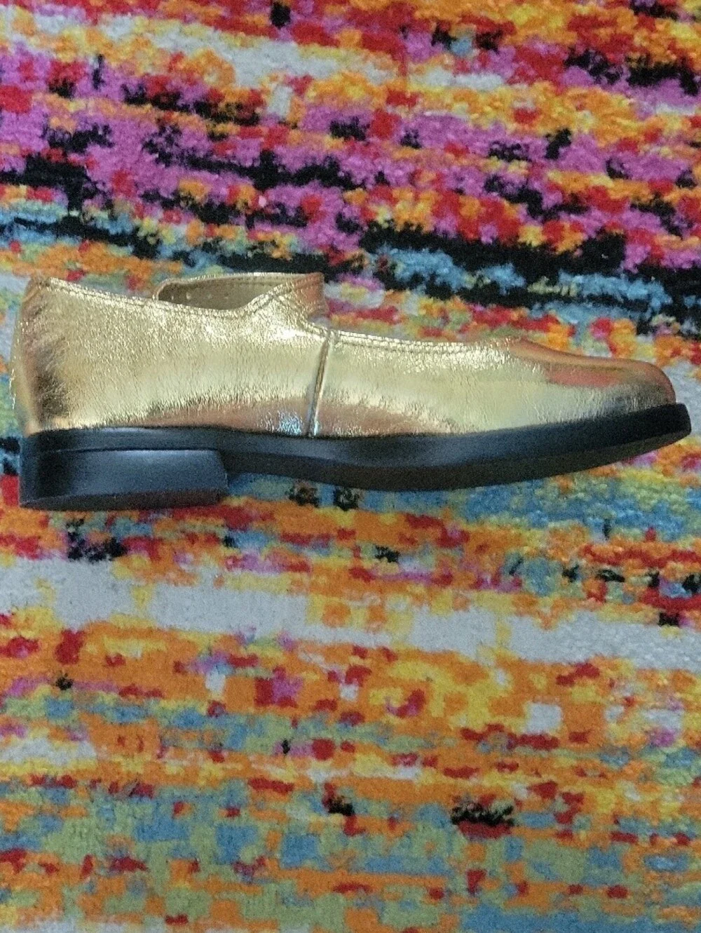 Steve Madden Metallic Gold Mary Jane Shoes